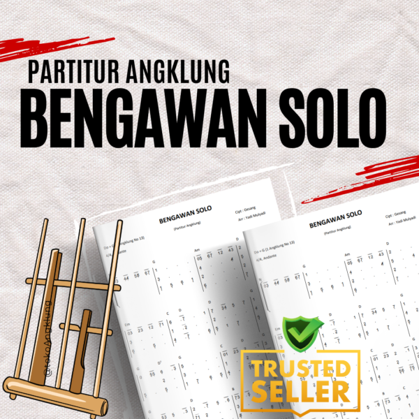 Not Angklung Bengawan Solo (Partitur Angklung Bengawan Solo) PDF Download