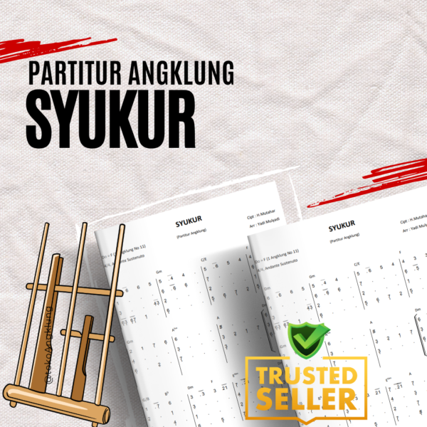 Not Angklung Syukur (Partitur Angklung Syukur) PDF Download