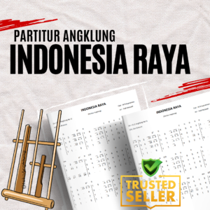 Not Angklung Indonesia Raya